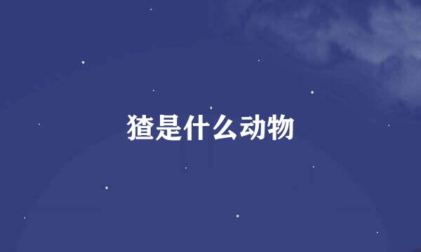 猹是什么动物