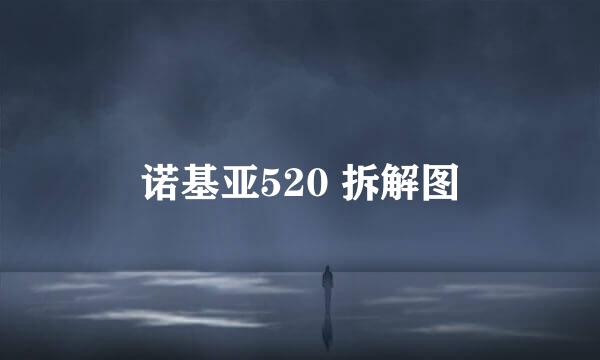 诺基亚520 拆解图