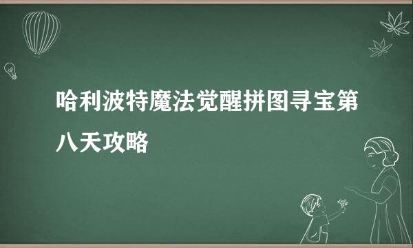 哈利波特魔法觉醒拼图寻宝第八天攻略