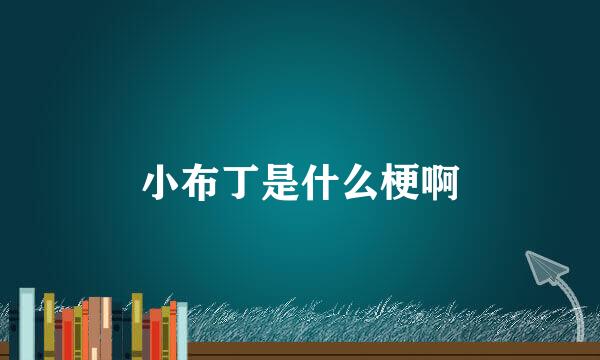 小布丁是什么梗啊