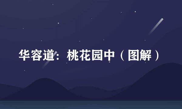 华容道:桃花园中(图解)