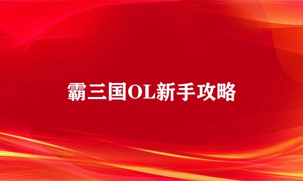 霸三国OL新手攻略