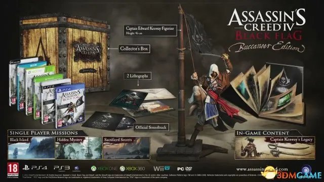 刺客信条4:黑旗 PS4版多人模式及捏人系统视频介绍