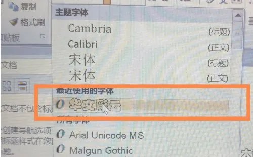 怎样将字体设置为华文彩云?我在word里的字体里没有华文彩云这一项啊