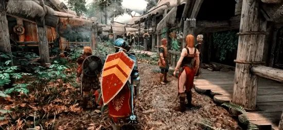 当《上古卷轴5》打了超多mod:视觉升级太疯狂