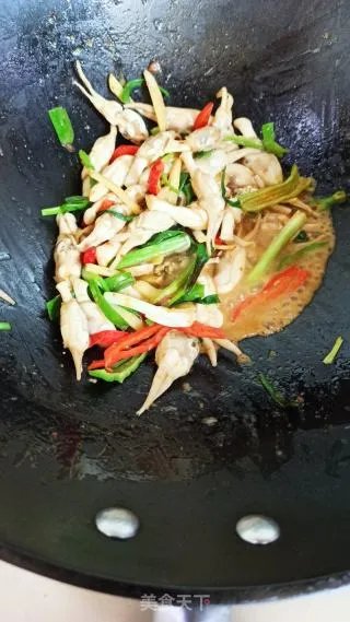 青红椒炒蛏子