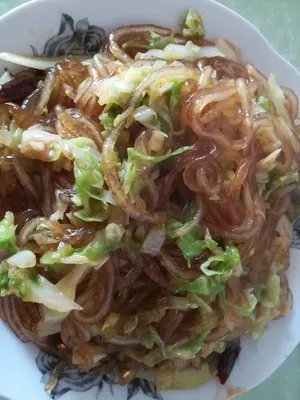 大头菜炒粉的做法步骤图，大头菜炒粉怎么做