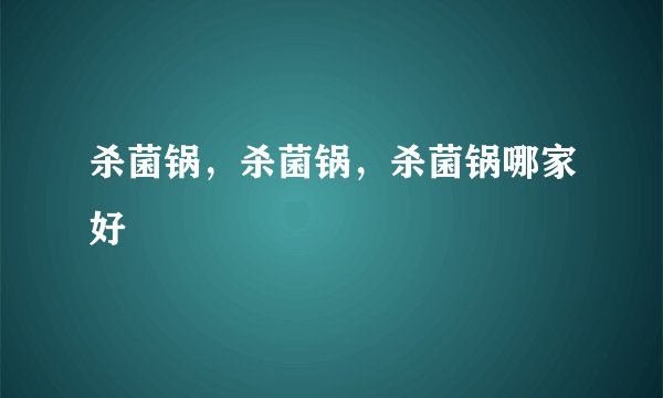杀菌锅,杀菌锅,杀菌锅哪家好