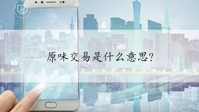 原味交易是什么意思？