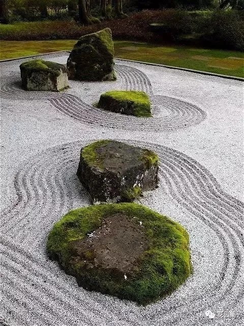 枯山水之置石造景艺术,就是这么有魅力~