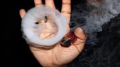 吐烟圈教程
