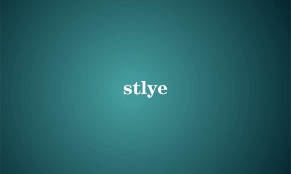 stlye