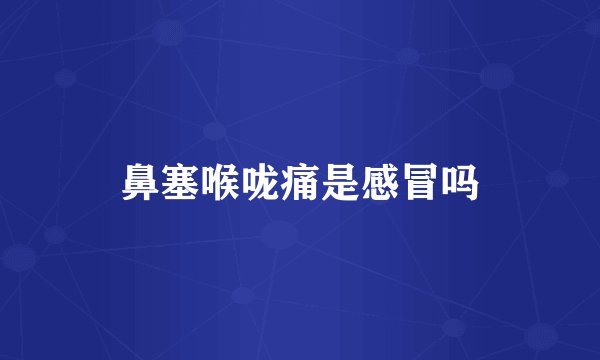 鼻塞喉咙痛是感冒吗