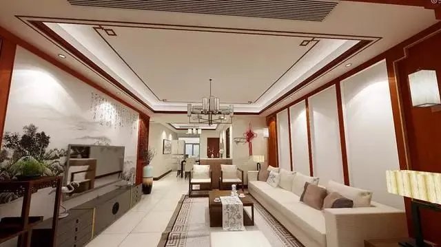客厅装修效果图,特别简单实用的客厅装修效果