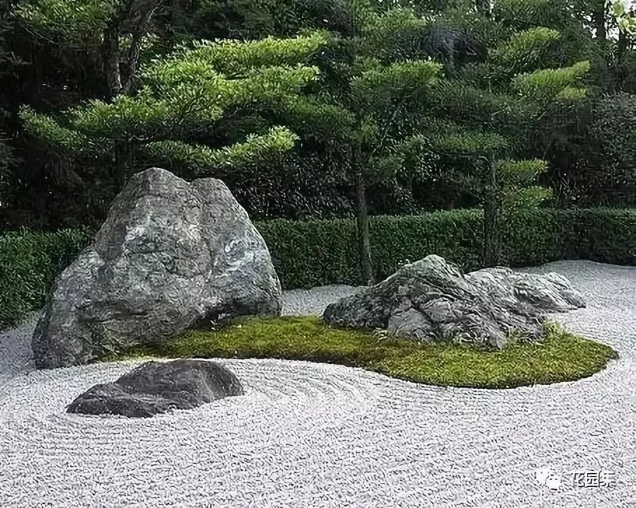 枯山水之置石造景艺术,就是这么有魅力~