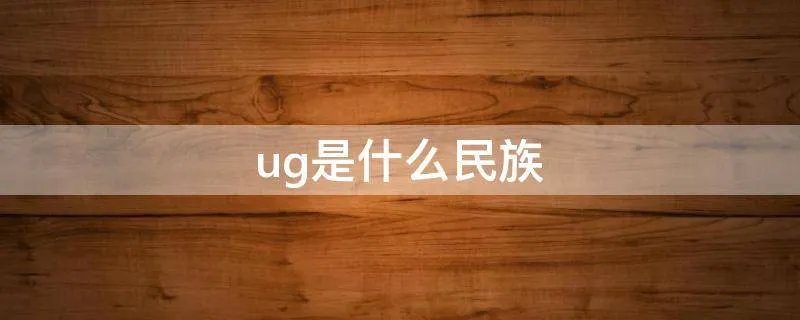 ug是什么民族