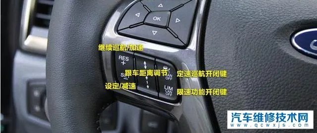 定速巡航和自适应定速巡航有什么区别,标志分别是什么样的?