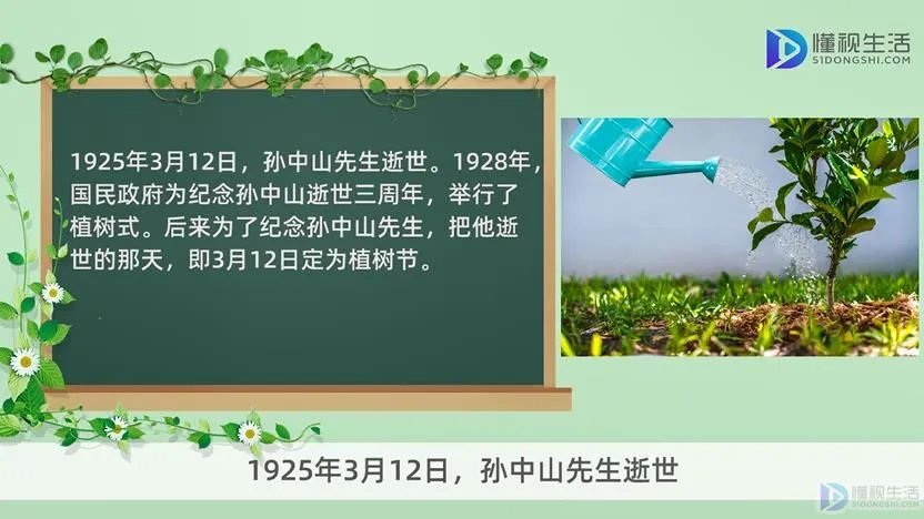 植树节由来
