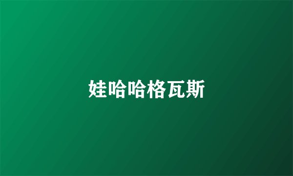 娃哈哈格瓦斯