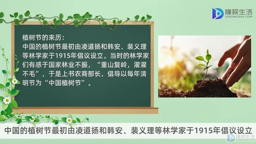 植树节由来