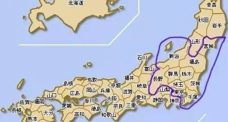 日本核辐射地区有哪些?