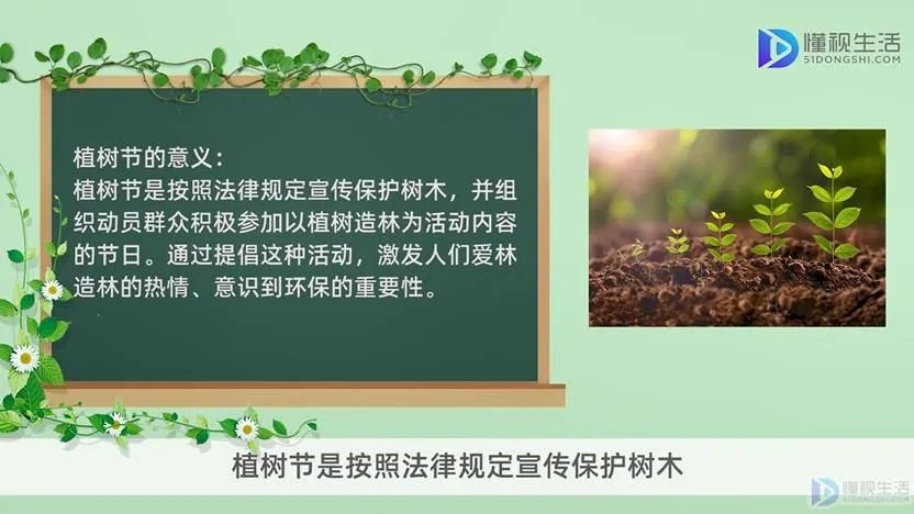 植树节由来