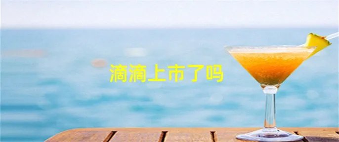 滴滴上市了吗