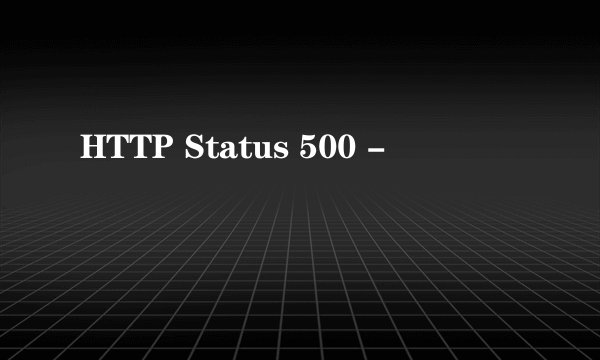 HTTP Status 500 -