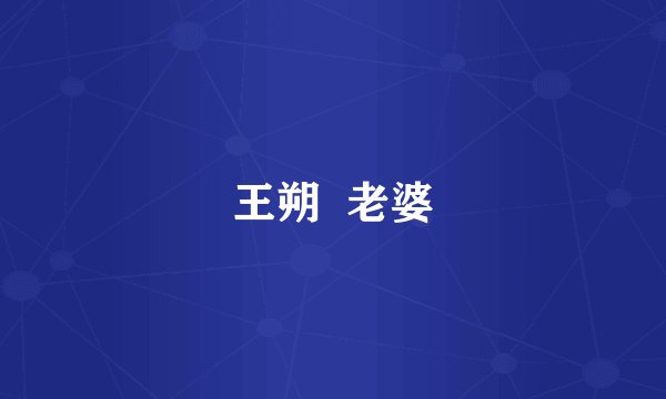 王朔  老婆