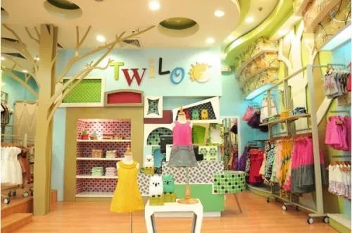 童装店装修效果图 个性童装店装修