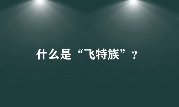 什么是“飞特族”?