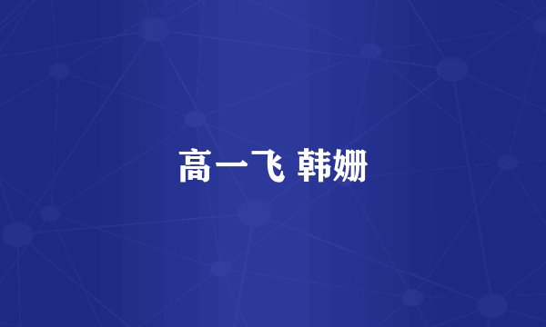 高一飞 韩姗
