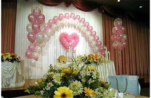 婚庆气球如何布置 浪漫婚礼气球装饰效果图欣赏