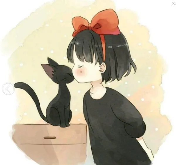 猫咪女孩 卡通头像