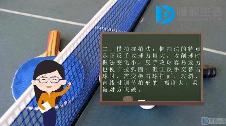 乒乓球拍握法