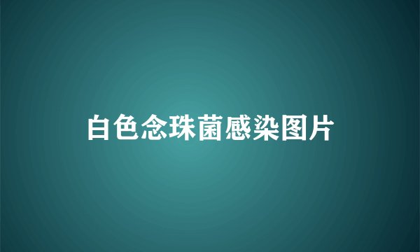 白色念珠菌感染图片