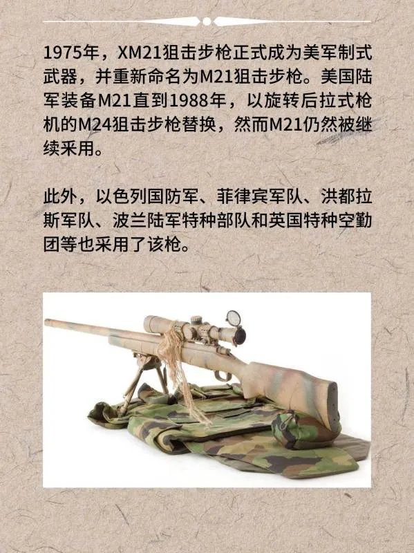 美国M21狙击步枪
