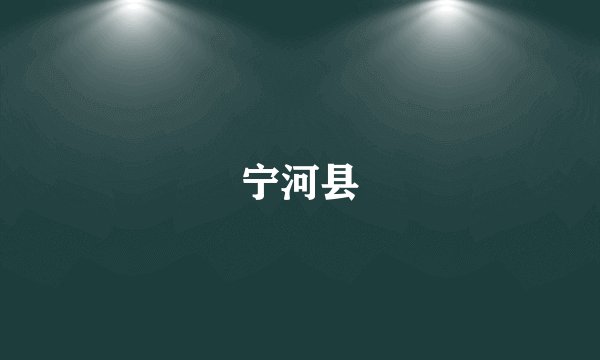 宁河县