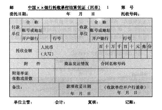 托收承付是什么意思?