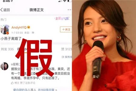 赵薇工作室辟谣 和老公黄有龙离婚是虚假消息
