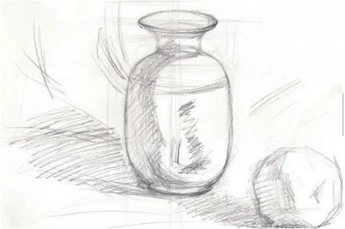 酱油瓶水粉画法,求图解