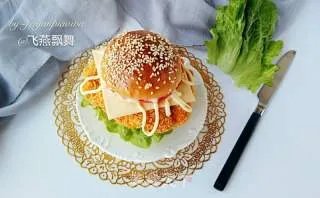 新奥尔良烤鸡腿堡