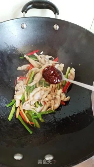 青红椒炒蛏子