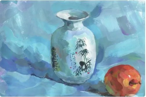 酱油瓶水粉画法,求图解
