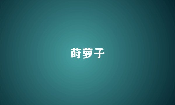 莳萝子