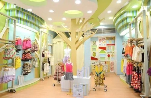 童装店装修效果图 个性童装店装修
