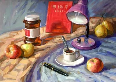 酱油瓶水粉画法,求图解